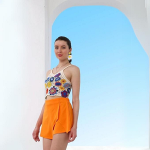 ICW Women Embroidery Smock Beach Summer Sleeveless Boho Crochet Knit Crop Cami Tank Top 114 - Image 5