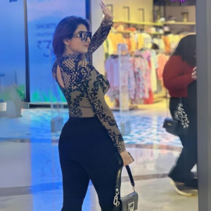 ICW Women's Elegent Embroidery Turtle Neck Mesh Transparent Hollow Backless Thin Bodysuit BodyCon Top - Image 3