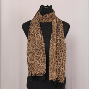 ICW Women's Printed Tassels Soft Georgette Scarf Stoles Shawl For Girls - Image 5