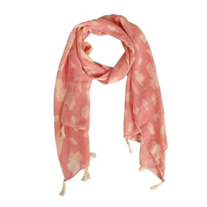 ICW Women's Printed Tassels Soft Georgette Scarf Stoles Shawl For Girls - Image 6