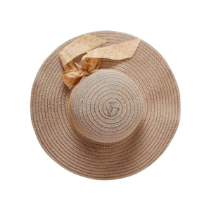 ICW Women Long Brim Ribbon Beach and Summer Sun Hat/caps for Women & Girls - Image 4