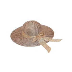 ICW Women Long Brim Ribbon Beach and Summer Sun Hat/caps for Women & Girls - Image 3