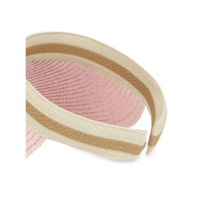 ICW Women Straw Sun Visor Hat Wide Brim Summer UV Protection Beach Cap Foldable Packable Korean Style for Girls - Image 4