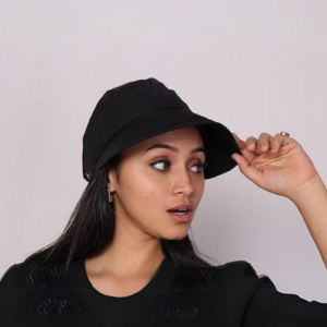 ICW Women's Adjustable Foldable Ponytail Wide Brim UV Protection Beach Pocket Sun Visor Hat Cap - Image 3