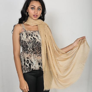 ICW GIRLS PLEATED WRINKLE LARGE SCARVES STOLES SHAWL WRAP HEAD SCARF DUPATTA - Image 3