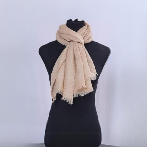 ICW GIRLS PLEATED WRINKLE LARGE SCARVES STOLES SHAWL WRAP HEAD SCARF DUPATTA - Image 4